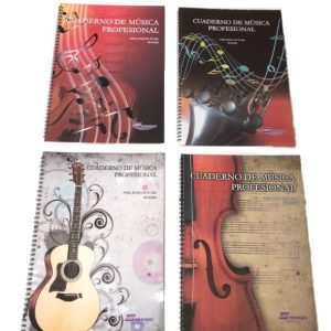 CUADERNO MUSICAL PENTAGRAMADO GRANDE NESSAN AM40