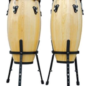 CONGAS EN MADERA 11"- 12" CON BASE ROCKSTAR CFC2