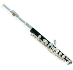 FLAUTA PICCOLO SILVER CUERPO ABS SCALA ITALY SPC75